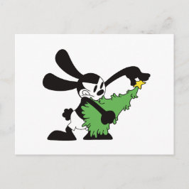 Oswald Der glückliche Rabbit Weihnachtsbaum Postkarte