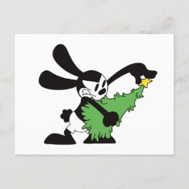 Oswald Der glückliche Rabbit Weihnachtsbaum Postkarte