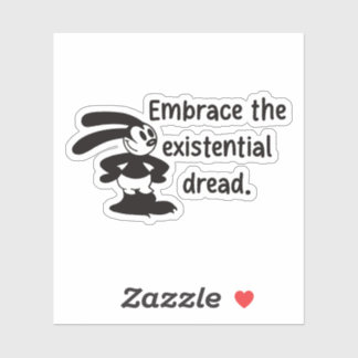 Oswald hat gefürchtet: Existenzkrise Aufkleber