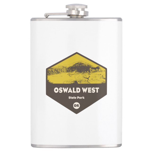 Oswald West Staat Park Oregon Flachmann (Vorderseite)