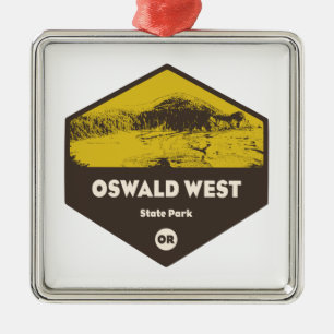 Oswald West Staat Park Oregon Ornament Aus Metall