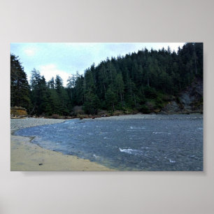 Oswald West State Park Oregon Coast Poster