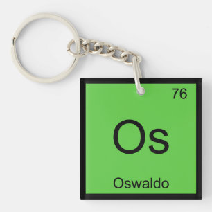 Oswaldo Name Chemie Element Periodensystem Schlüsselanhänger