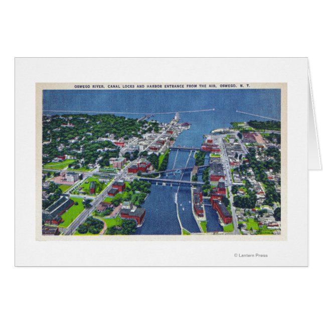 Oswego Fluss, Locks, Hafeneinfahrt (Vorderseite (Horizontal))