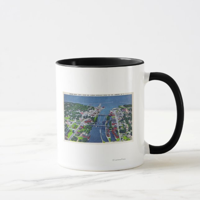 Oswego Fluss, Locks, Hafeneinfahrt Tasse (Rechts)
