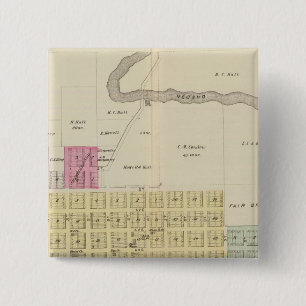 Oswego, Neosho Falls, Havens und Butler, Kansas Button