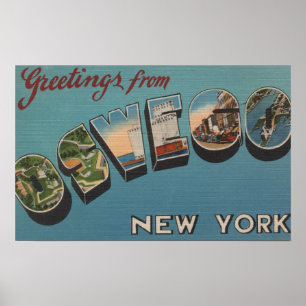 Oswego, New York - Große Briefszenen Poster