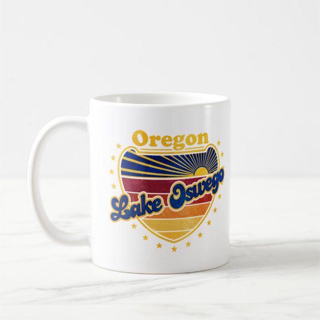 Oswego Oregon Lake Kaffeetasse (Links)