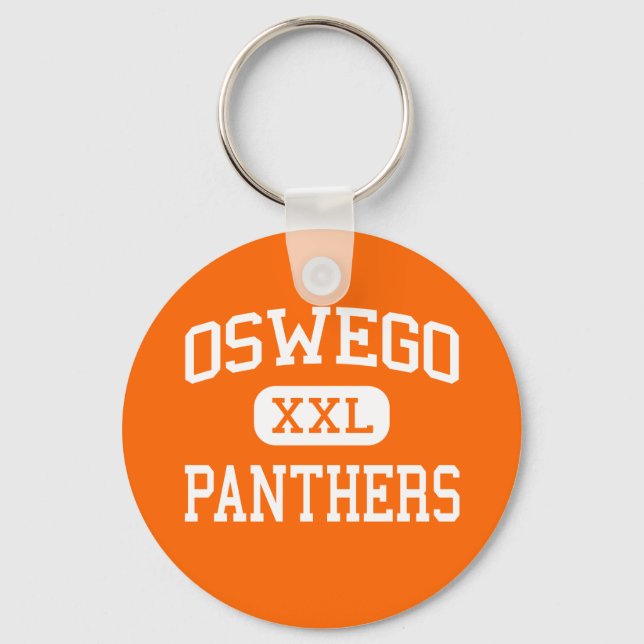 Oswego - Panthers - Hochschule - Oswego Illinois Schlüsselanhänger (Vorderseite)