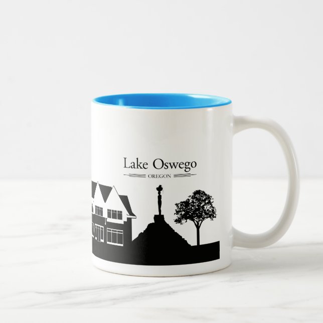 Oswego-Tasse Zweifarbige Tasse (Rechts)