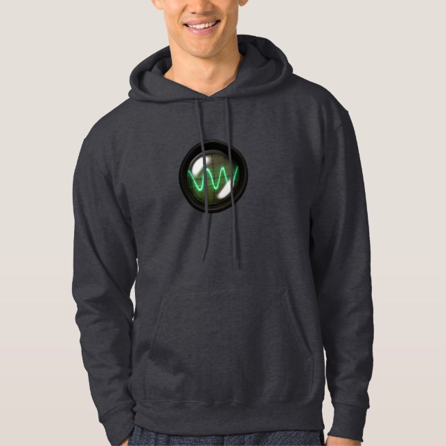 Oszilloskop Hoodie (Vorderseite)