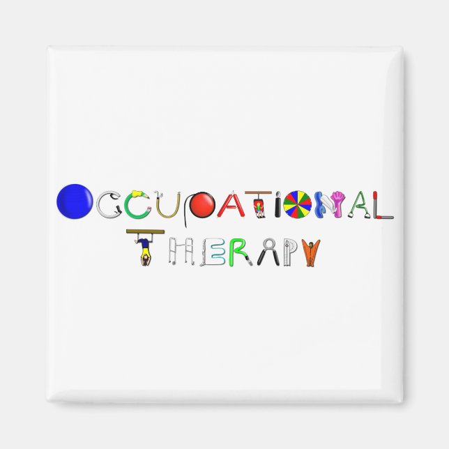 OT am Arbeitsplatz Magnet (Vorne)