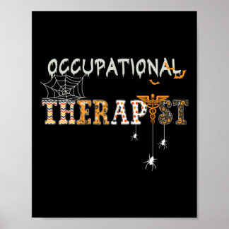 OT Arbeitstherapeut Halloween OTA sp Poster