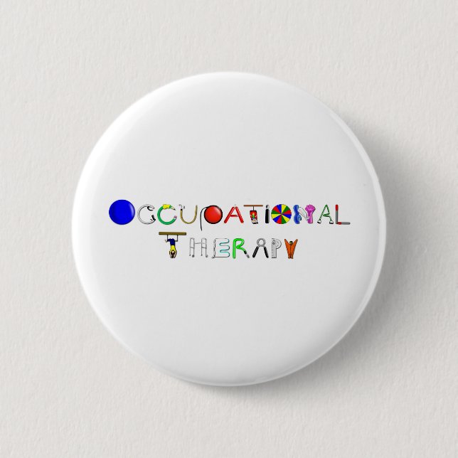 OT bei der Arbeit Button (Vorderseite)