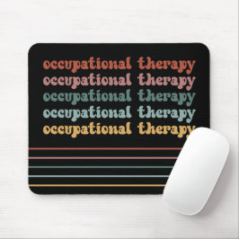 OT Berufliche Therapie Retro OT School Student Mousepad