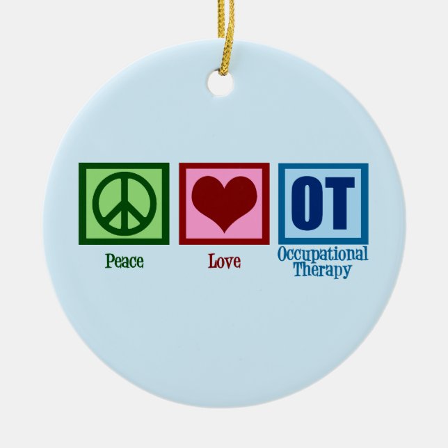 OT Blau Keramikornament (Vorne)