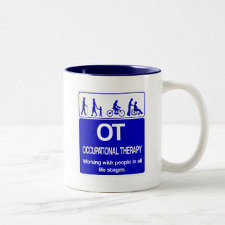 OT durch die Lebensdauer Zweifarbige Tasse