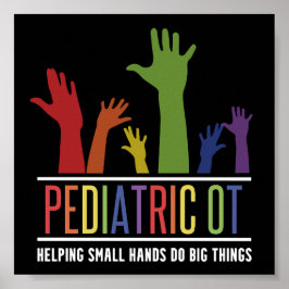 OT Geschenke für die pädiatrische OT-Berufstherape Poster