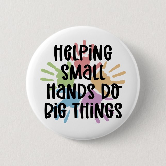 OT Geschenke für die pädiatrische OT-Berufstherapi Button (Vorderseite)