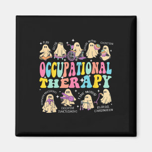 Ot Occupational Therapist Halloween Spooky Magnet