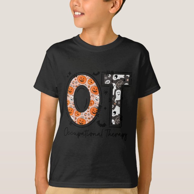 Ot Occupational Therapy Therast Halloween Ota Soky T-Shirt (Vorderseite)