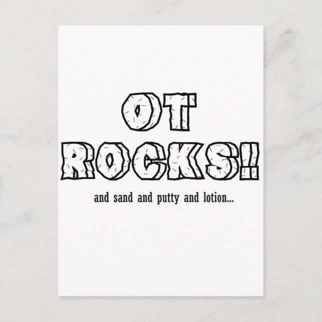 OT ROCKS! POSTKARTE (Vorderseite)