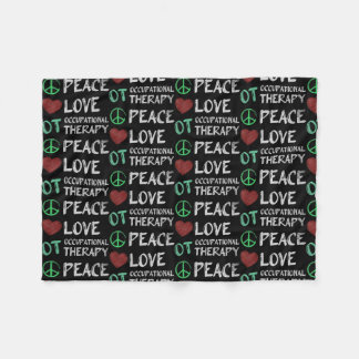 OTA Peace Liebe Fleecedecke