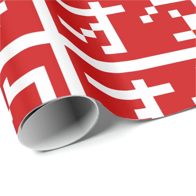 OTAKU 8 Bit Pixel Japanisch Katakana BLOCK Geschenkpapier (Rolleneckpunkt)