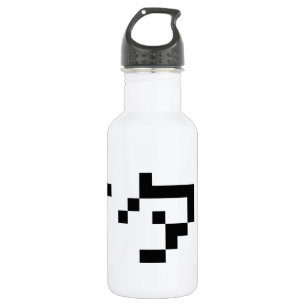 OTAKU 8 Bit Pixel Japanisch Katakana Trinkflasche