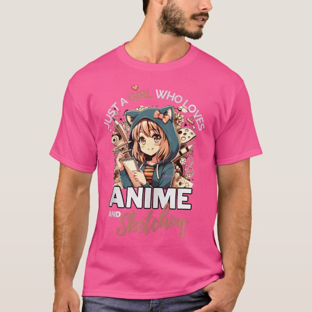 Otaku Anime T-Shirt (Vorderseite)