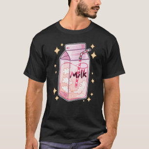 Otaku ästhetische Retro 90er Egirl Eboy Milk Shake T-Shirt