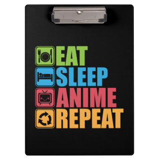 Otaku - essen, schlafen, Anime, Repeat - Manga, Fu Klemmbrett