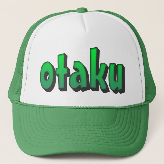 otaku Fernlastfahrer-Hut Truckerkappe (Vorderseite)