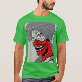 Otaku Japan Anime Japanisches Böses Monster Grafik T-Shirt