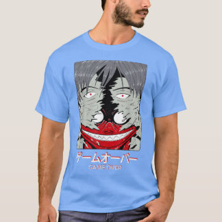 Otaku Japan Anime Japanisches Böses Monster Grafik T-Shirt