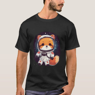 Otaku Kawaii Anime Red Panda Astronaut im All T-Shirt