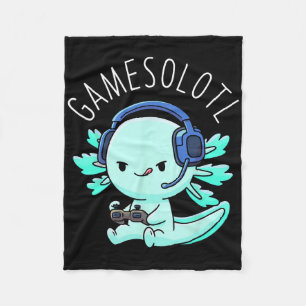 Otaku Lifestyle Threads Shirt Co. Gamesolotl Axolo Fleecedecke