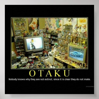 Otaku motivierend poster