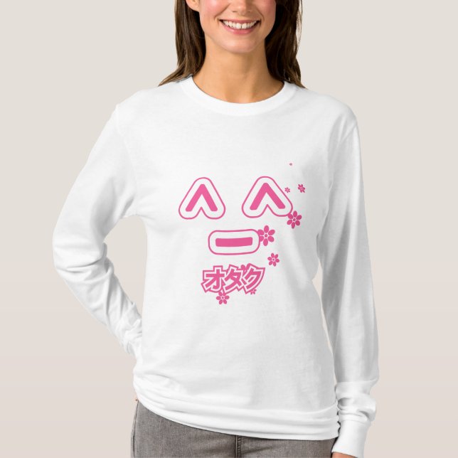 Otaku Rosa T-Shirt (Vorderseite)