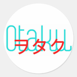 Otaku-Sticker Runder Aufkleber