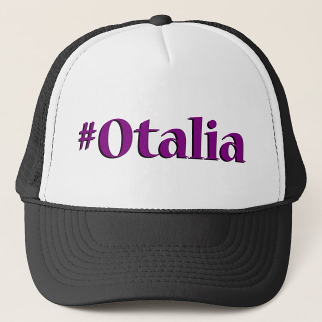 Otalia Twitter-Hut Truckerkappe (Vorderseite)