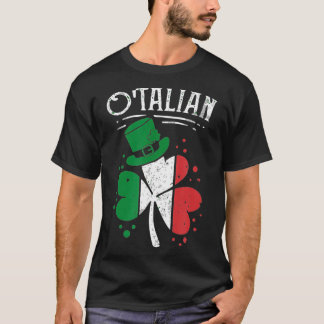 Otalian Funny Italian Irish Relationation St Day T-Shirt