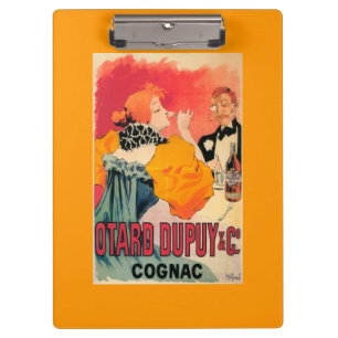 Otard-Dupuy & CO. Cognac Werbeplakat Klemmbrett