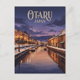 Otaru-Kanal Japan Postkarte