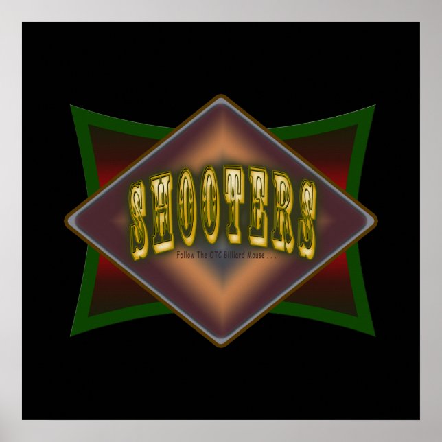 OTC Billardpresse Poster oder Canvas Print (Vorne)