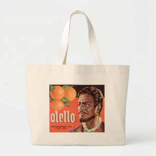 Otello Orange Etikett Jumbo Stoffbeutel