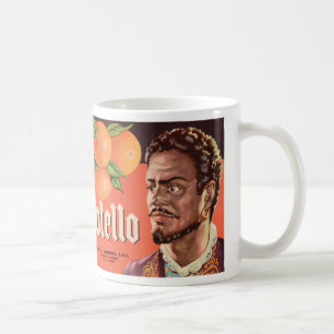 Otello Orange Etikett Kaffeetasse