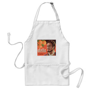 Otello Orange Etikett Schürze