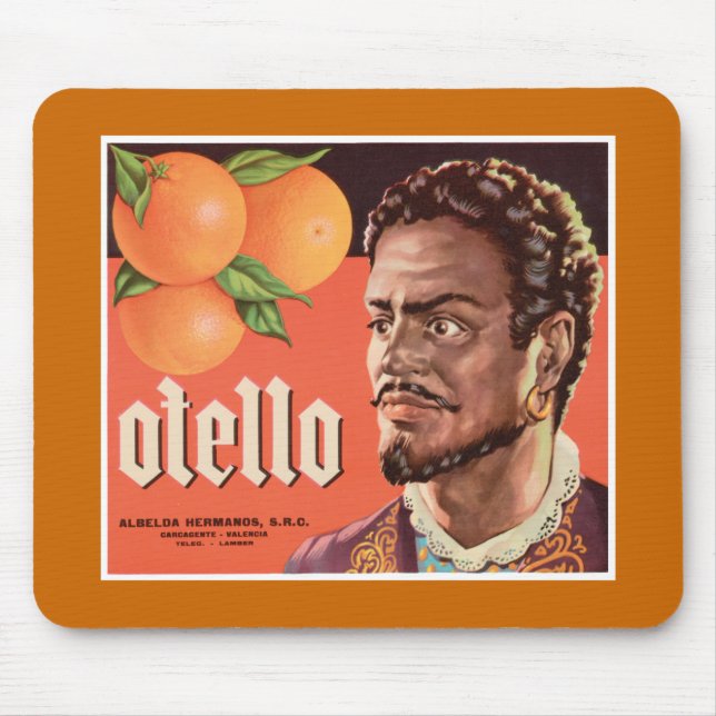 Otello Orange Label Mousepad (Vorne)