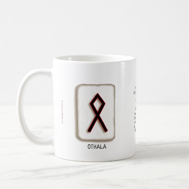 Othala RuneStone 11 oz. Tasse (Links)